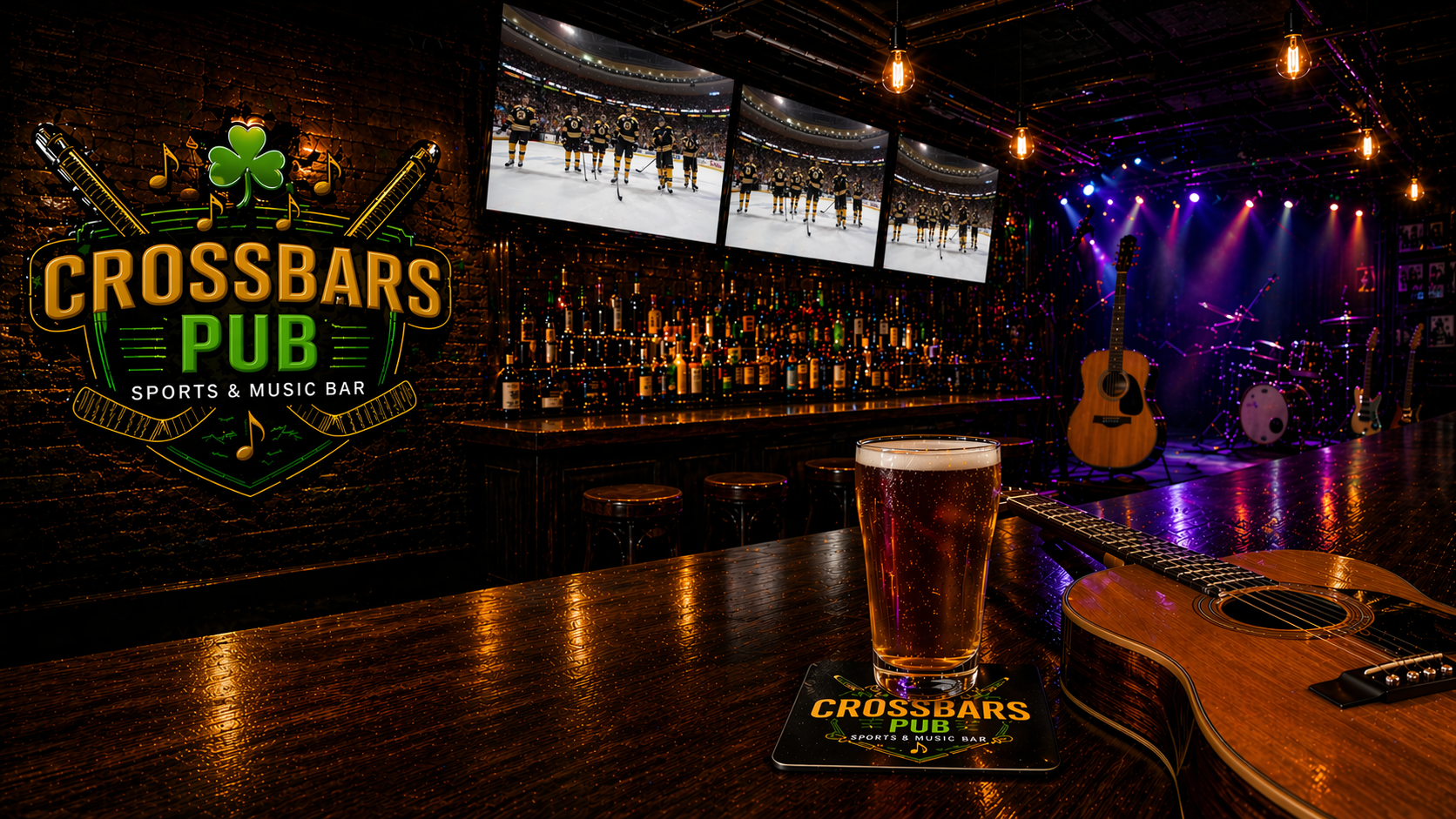 Crossbars Pub sports and music bar